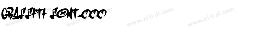 graffiti font字体转换